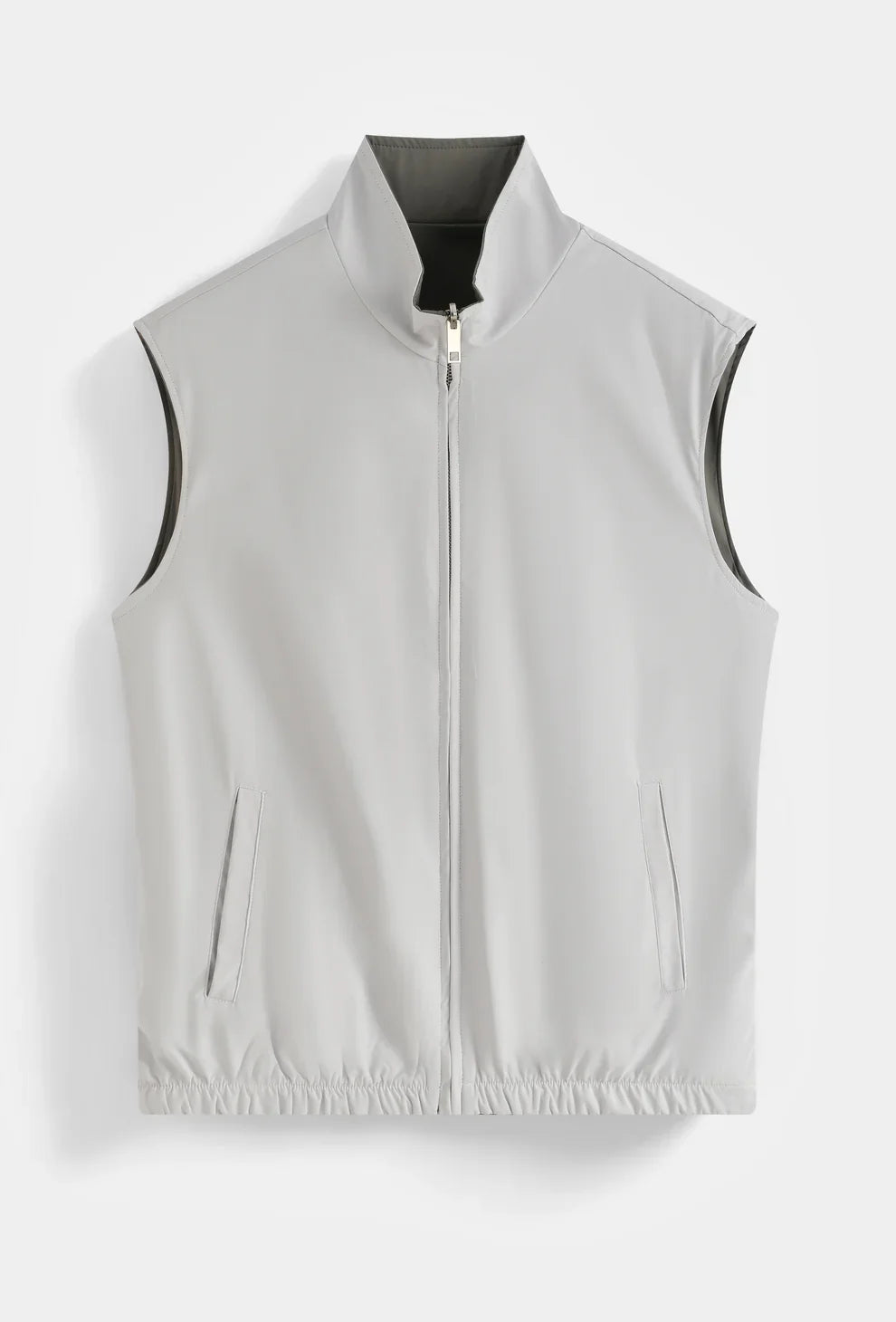 Reversible Gilet - Pistachio & Grey