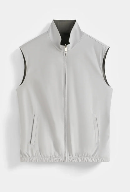 Reversible Gilet - Pistachio & Grey