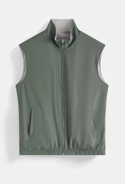 Reversible Gilet - Pistachio & Grey