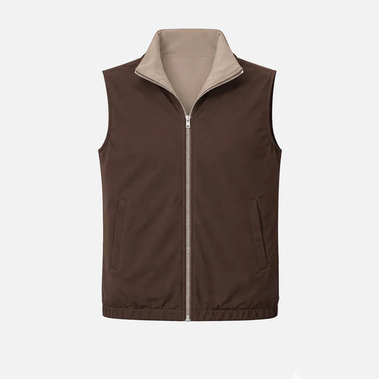 Reversible Gilet - Espresso & Falcon