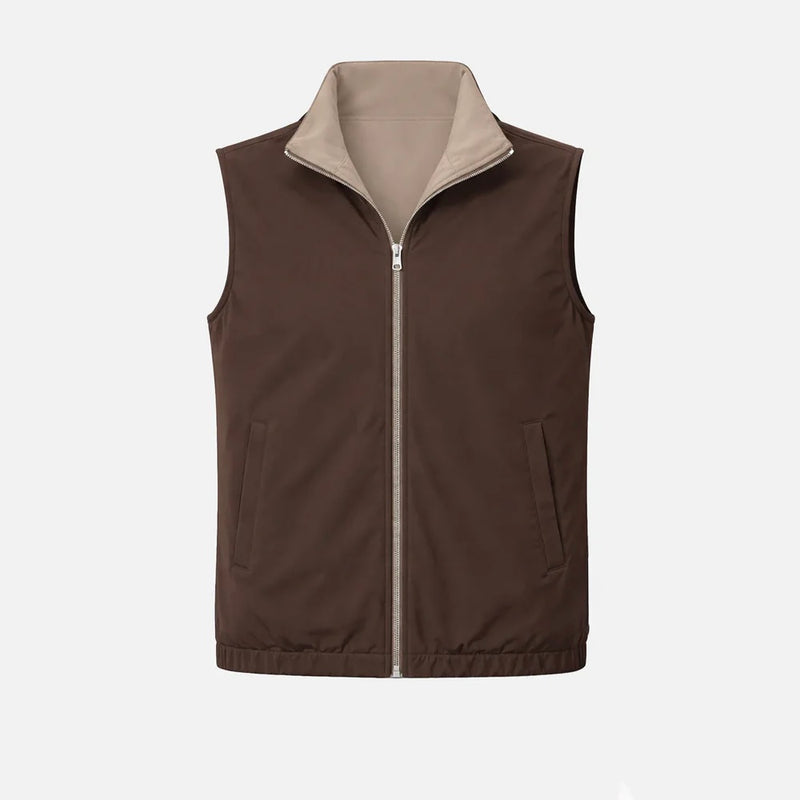 Reversible Gilet - Espresso & Falcon