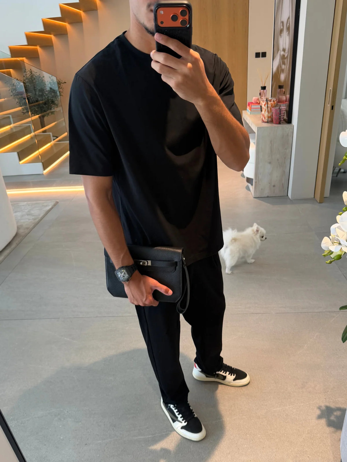 Black Shiny T-Shirt